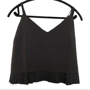 NWT FRENCH CONNECTION pleated cami camisole Size L